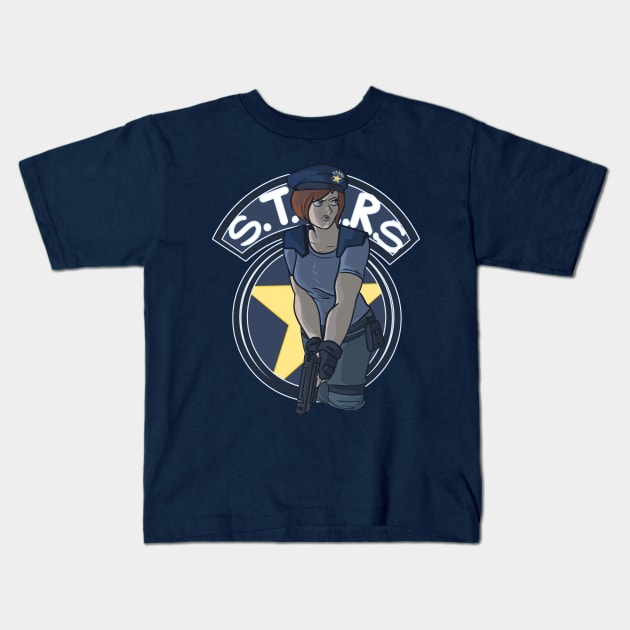 jill valentine Kids T-Shirt by inkpocket